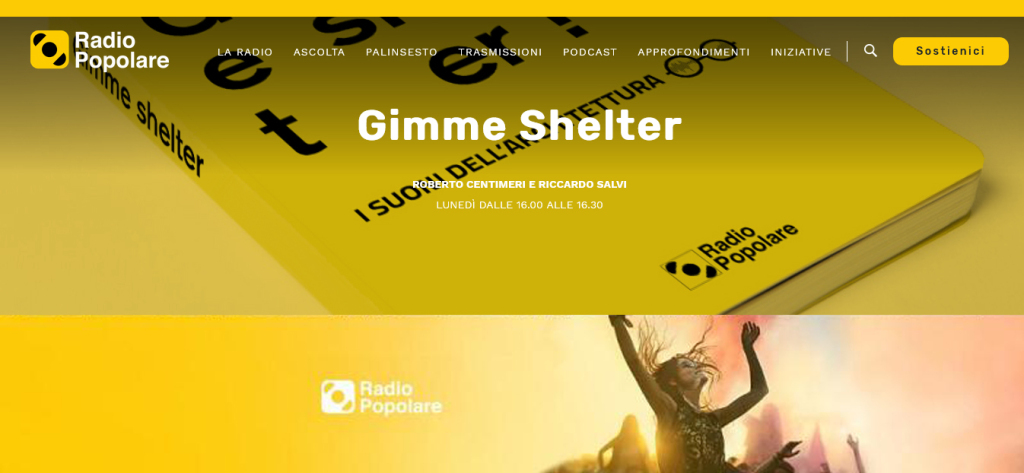 Gimme Shelter - Radio popolare